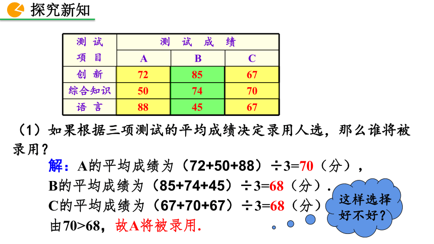 北师大版数学八年级上册6.1 平均数课件（第1课时 35张）