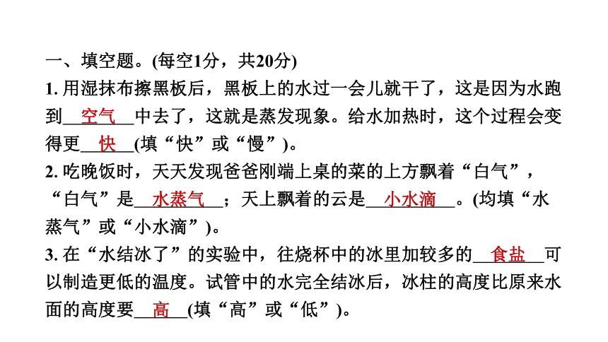 2022～2023第一学期金华市婺城区期末教学质量监测三年级上册科学课件(共32张PPT)