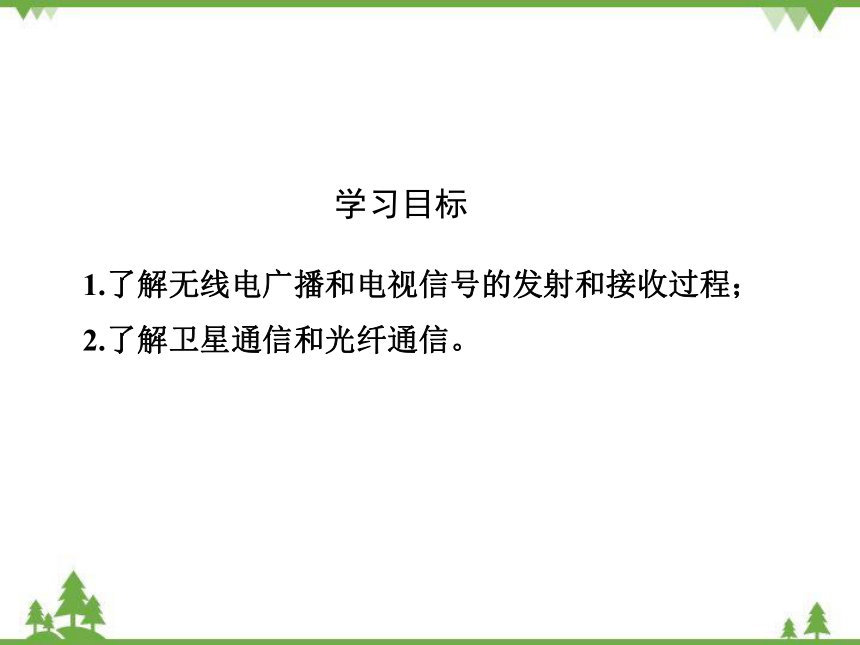 粤沪版物理九年级下册 19.2 广播电视与通信课件（21张）