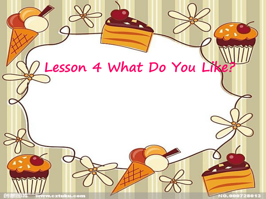Lesson 4 What Do You Like课件（共19张PPT）