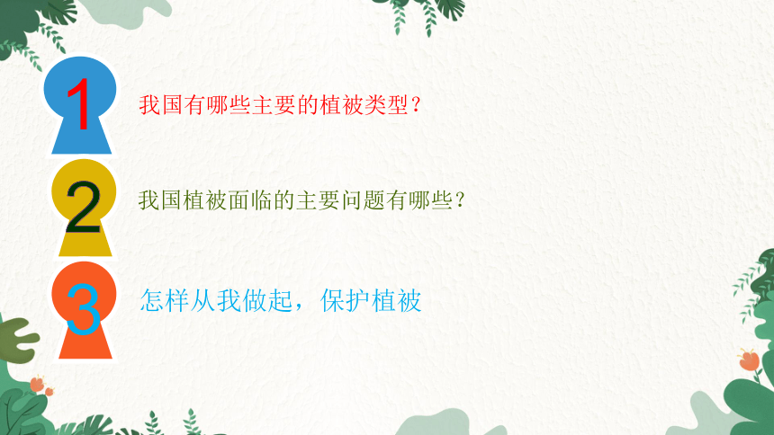 人教版生物七年级上册 3.6 爱护植被，绿化祖国课件(共26张PPT)