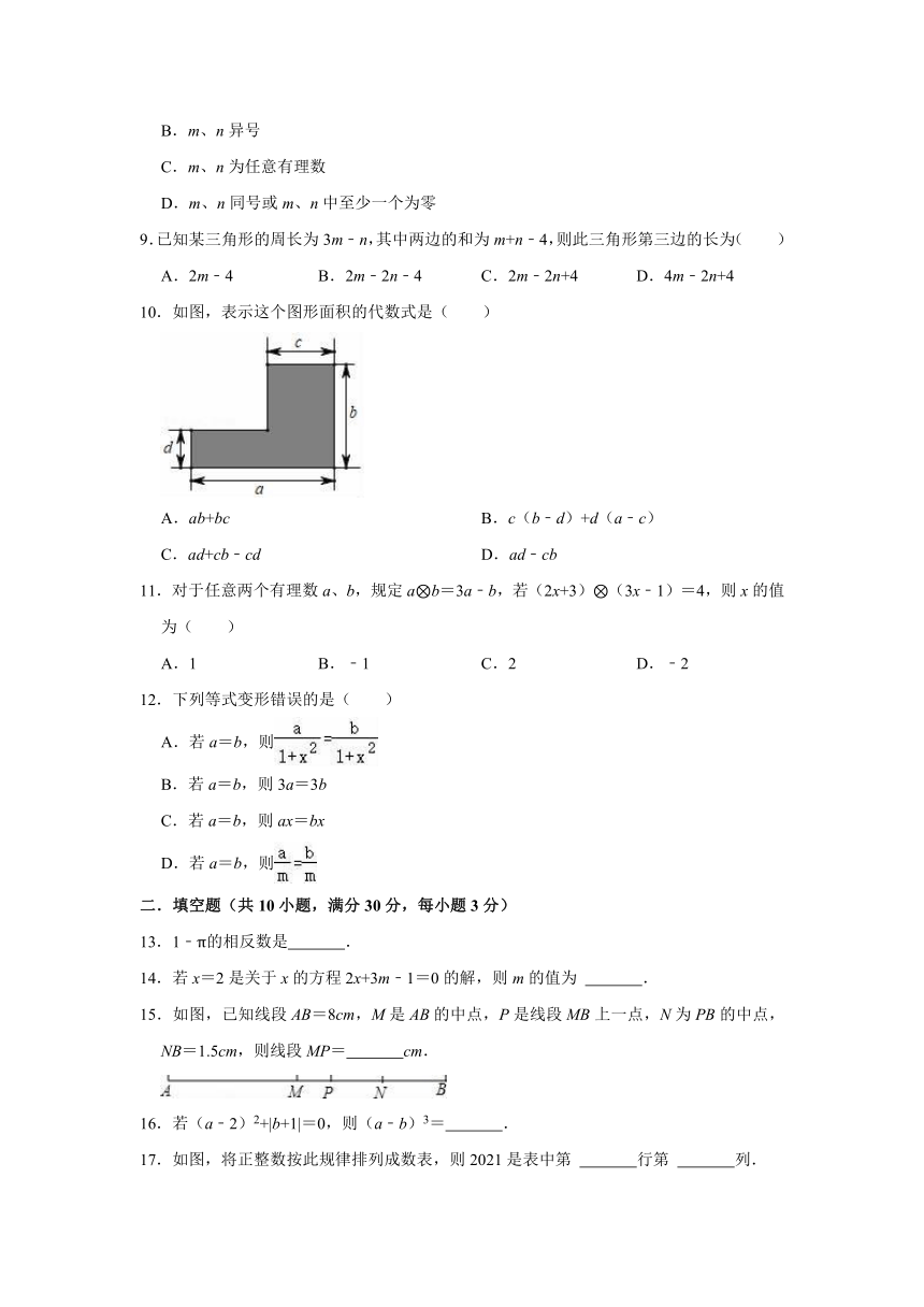 2021-2022学年青岛版七年级上学期数学期末练习试卷（Word版含解析）