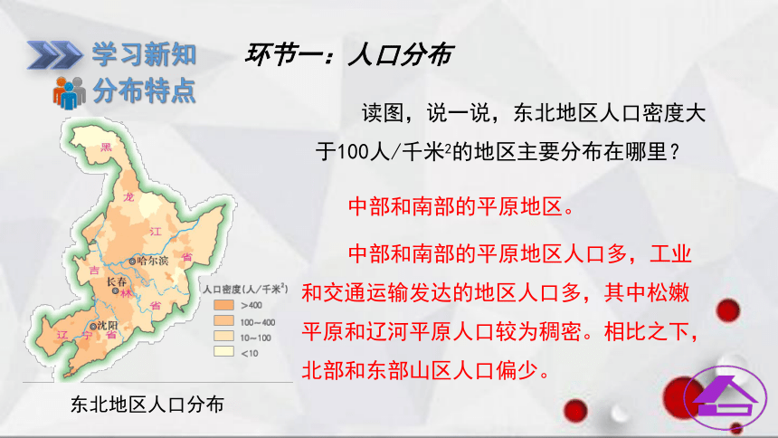 湘教版八下地理6.2 东北地区的人口和城市分布课件（共29张PPT）