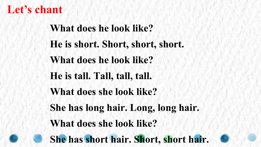 七下Unit 9 What does he look like? Section A  Grammar-3d 课件 (共19张PPT)