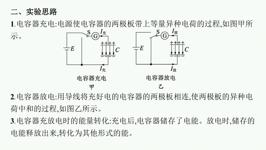 2023届高中物理一轮复习课件 第八章 静电场 实验观察电容器的充放电现象（28张PPT）