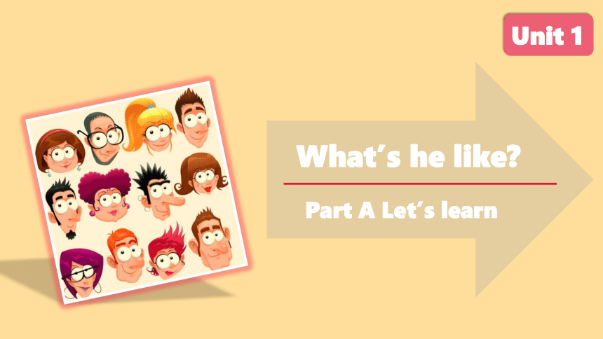 Unit 1 What's he like? Part A  Let’s learn 课件（共26张PPT，内嵌音视频）