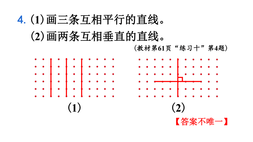 人教版 四年级数学上册5 平行四边形和梯形练习课件（共43张PPT)