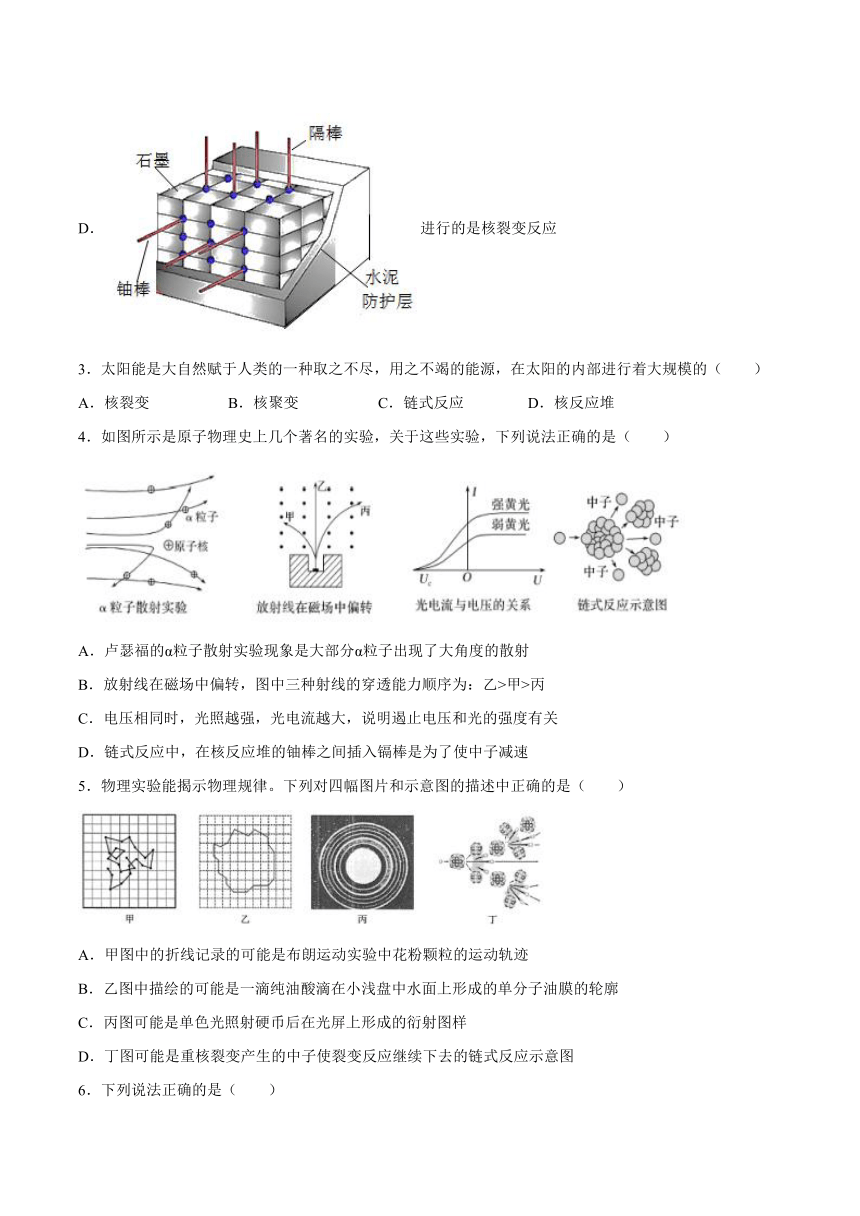 5.5裂变和聚变 基础巩固（word版含答案）