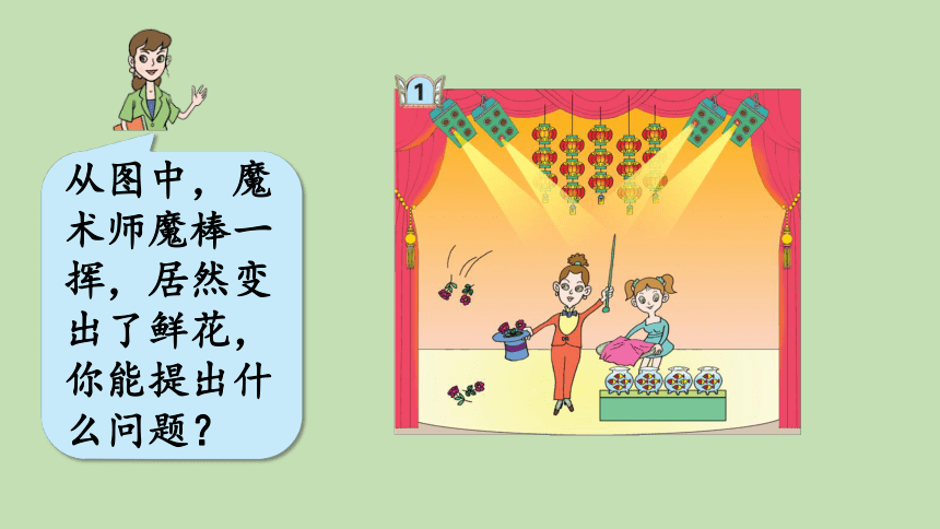 青岛版数学二年级上册 一看魔术——乘法的初步认识  信息窗1　求相同加数的和 课件（24张ppt）