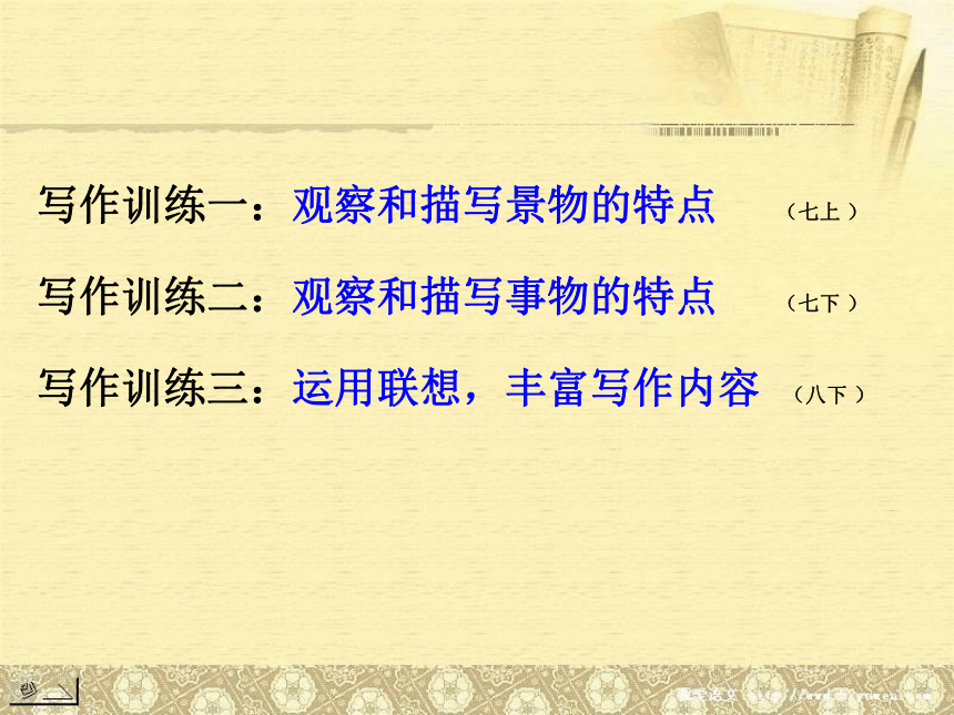 中考作文指导之一枝一叶总关情课件（共19张PPT）