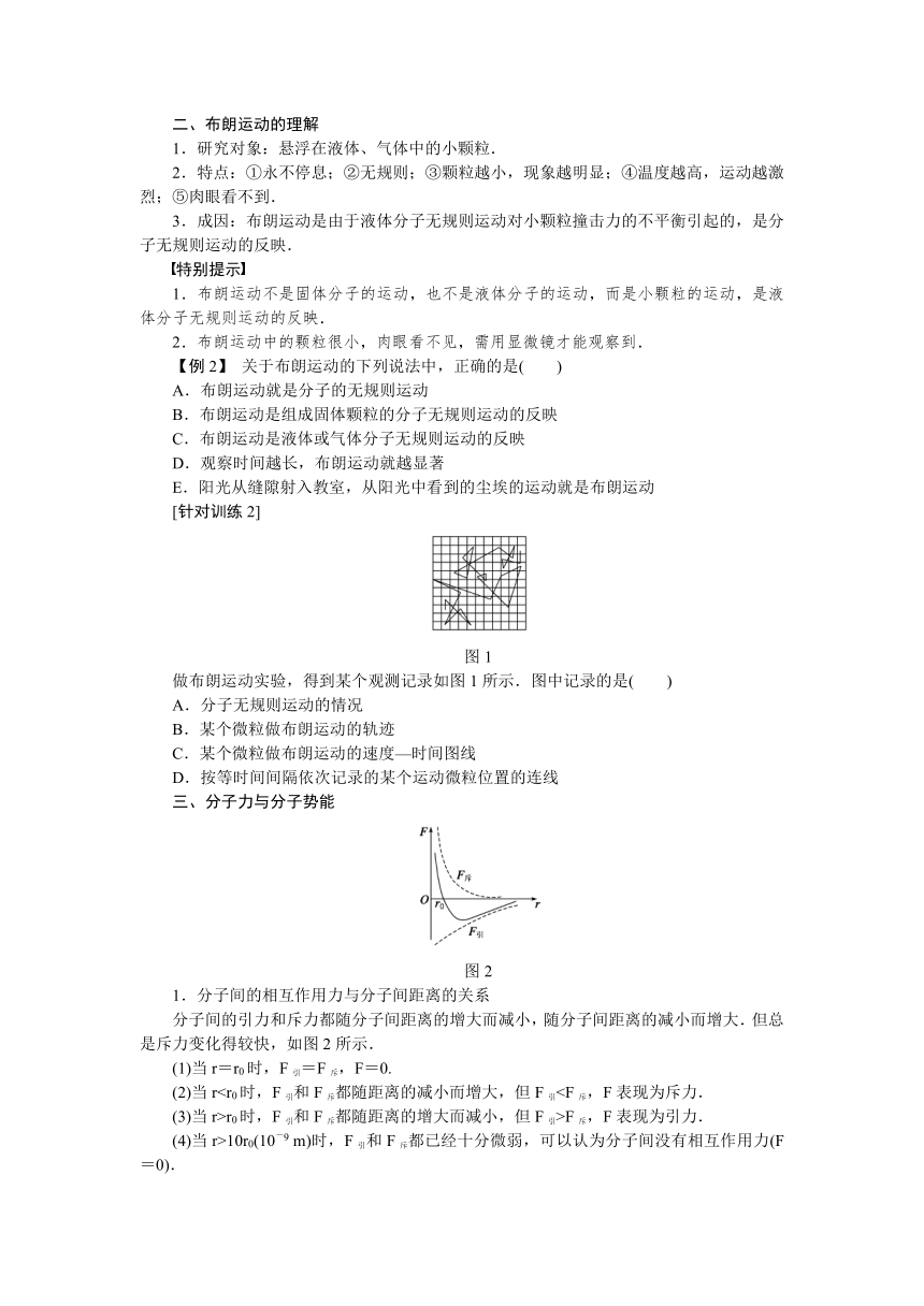 高考物理一轮复习学案51 分子动理论（含答案）