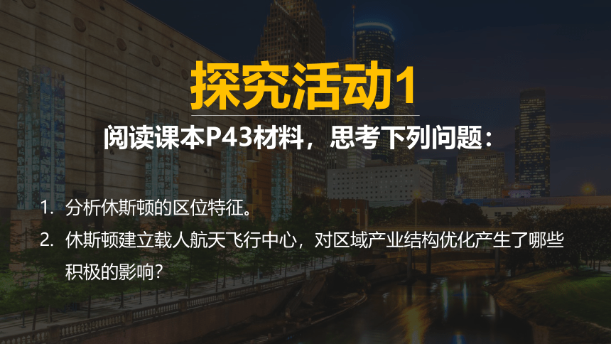 2.2产业转型地区的结构优化——以美国休斯敦为例 课件（83张）