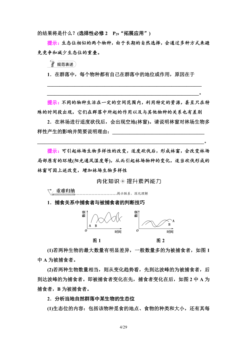 【备考2024】生物高考一轮复习学案：第31讲 群落及其演替(含答案）