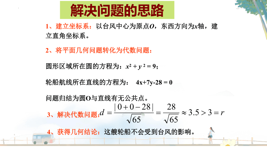 2.5.1直线与圆的位置关系（第二课时） 课件（共27张PPT）