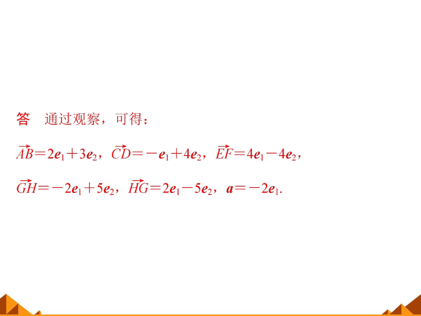 4.4向量的分解与坐标表示_课件1-湘教版必修2（36张PPT）