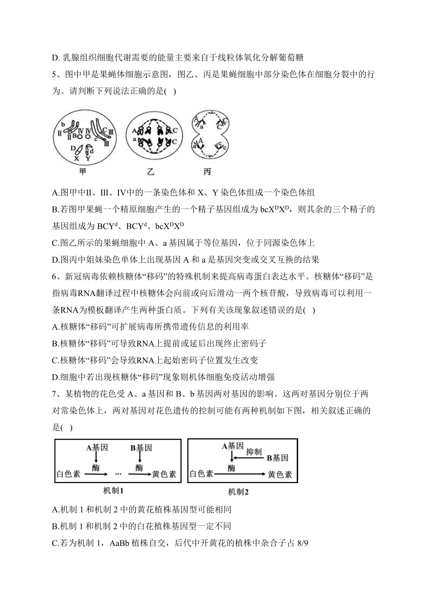 2023届新高考生物金榜猜题卷 【江苏专版】（含答案）