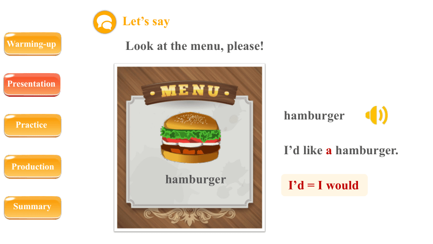 Unit 3 What would you like？ Part A  Let’s learn课件（共35张PPT，内嵌音视频）