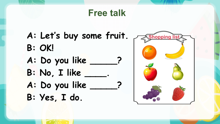 Unit 5 Do you like pears？ Part A Let's learn 课件(共31张PPT)