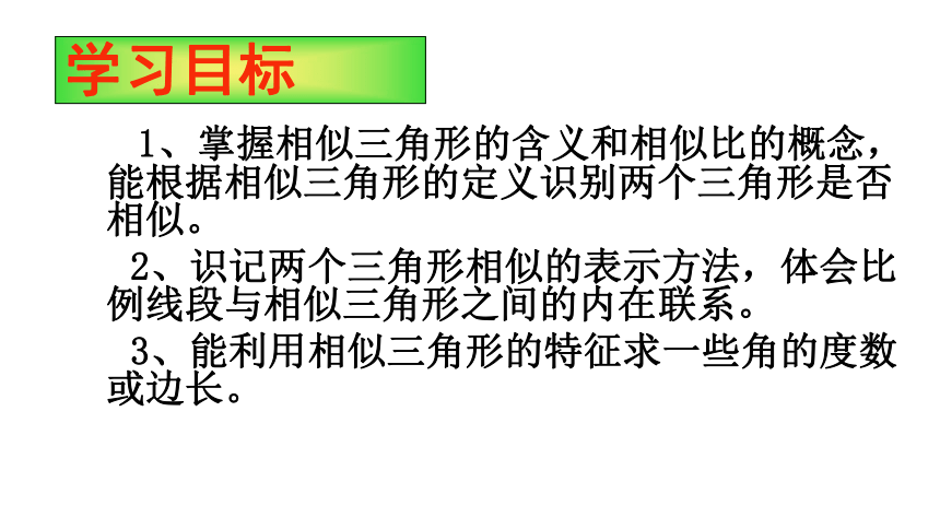 冀教版数学九年级上册25.3相似三角形 课件(共24张PPT)