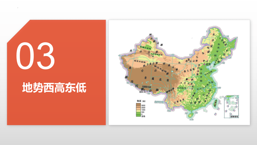 2.1.3 中国的地形（课件）-2022-2023学年八年级地理上册同步优质课件（湘教版）(共19张PPT)