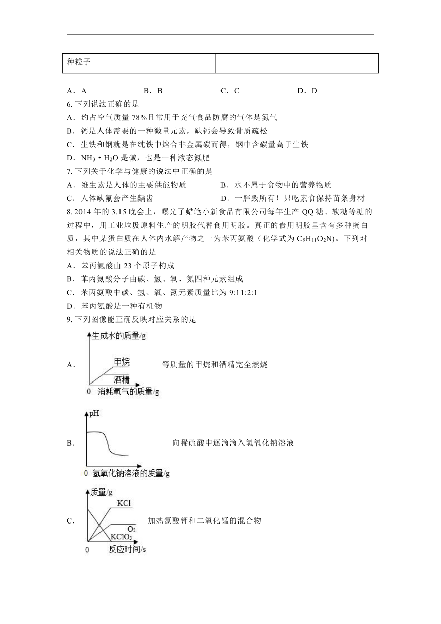 第九章现代生活与化学单元测评（含解析）---2022-2023学年九年级化学科粤版（2012）下册