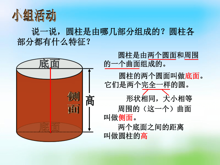 苏教版六年级下册数学《圆柱的表面积》课件(共25张PPT)