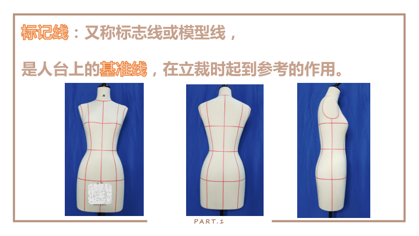 3.1标记线设置 课件(共16张PPT)《服装立体裁剪》同步教学（高教版）