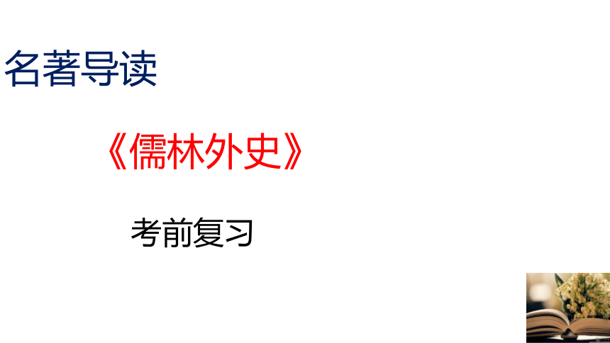 2022年中考语文专题复习：名著导读《儒林外史》课件（共81张PPT）