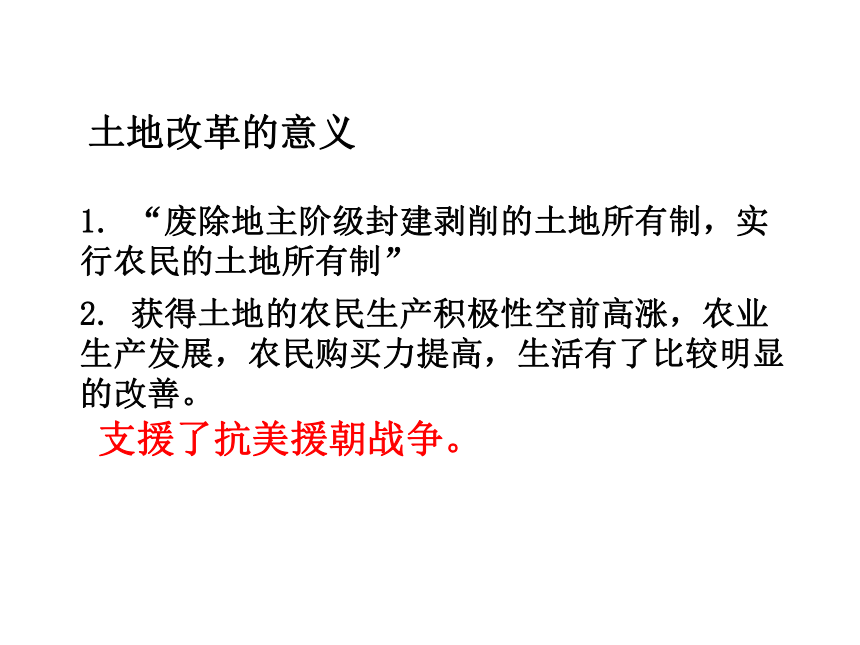 6.1新生政权的巩固与社会主义制度的建立 课件（30张ppt)