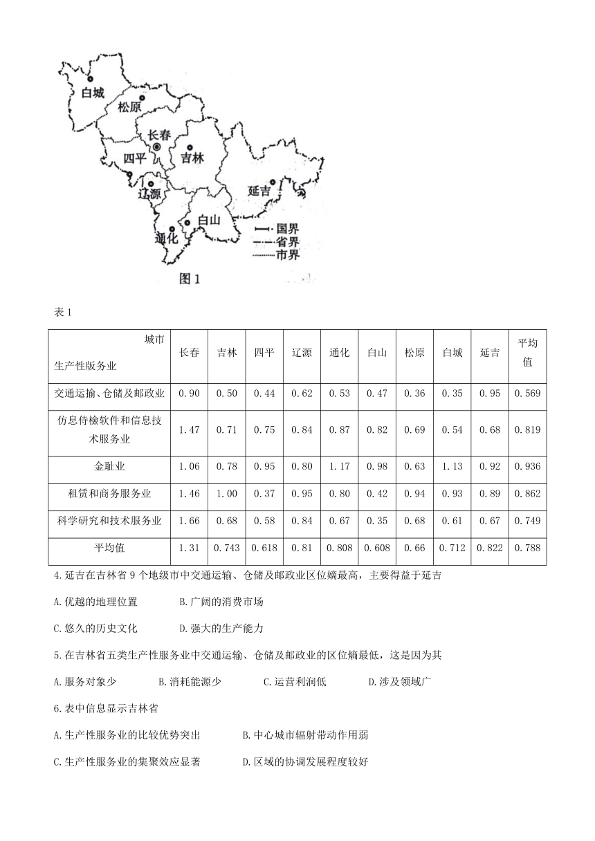 2024届河北省沧州市高三下学期总复习质量监测（二模）地理试题（含答案解析）