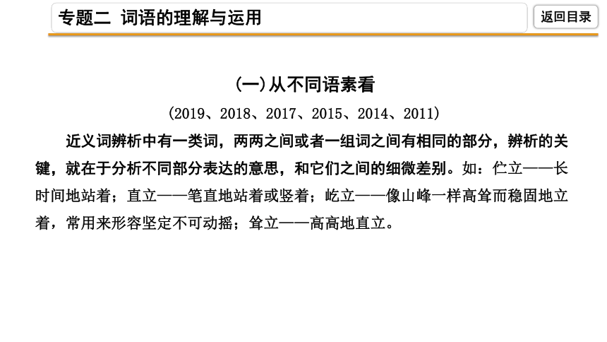 2021-2022陕西中考语文复习课件 2.专题二    词语的理解与运用  （76张ppt）