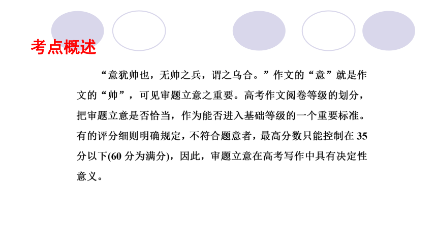 2022届高考作文系列训练之任务驱动型作文审题立意指导课件（41张PPT）