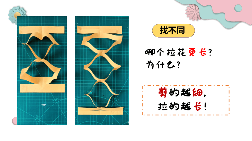 13多变的拉花（课件）岭南版美术一年级上册(共15张PPT内嵌音频)