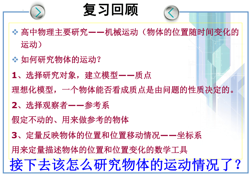 1.2 时间 位移 课件 (共19张PPT)高一上学期物理人教版（2019）必修第一册