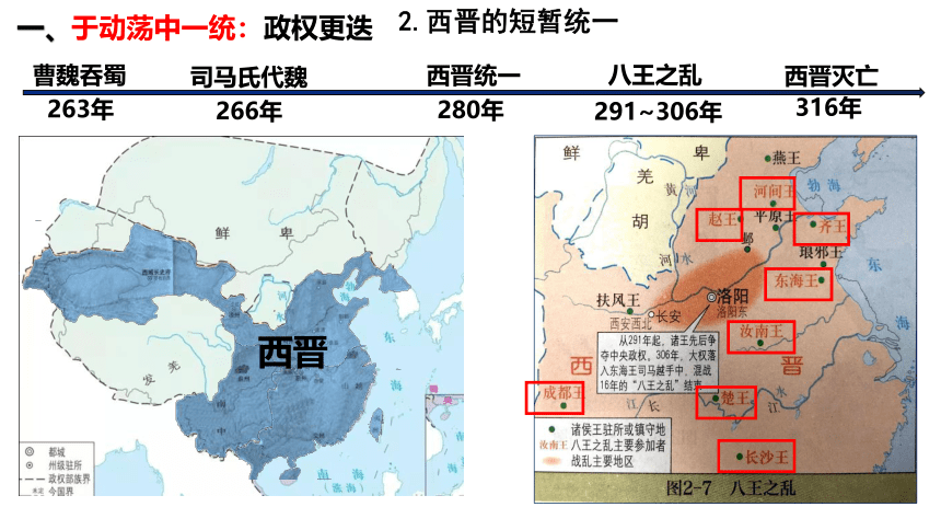 中外历史纲要（上）第5课 三国两晋南北朝的政权更迭与民族交融 课件(共20张PPT)