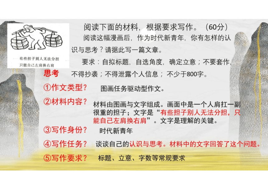 2023届高考语文作文升格策略 课件（共36张PPT）