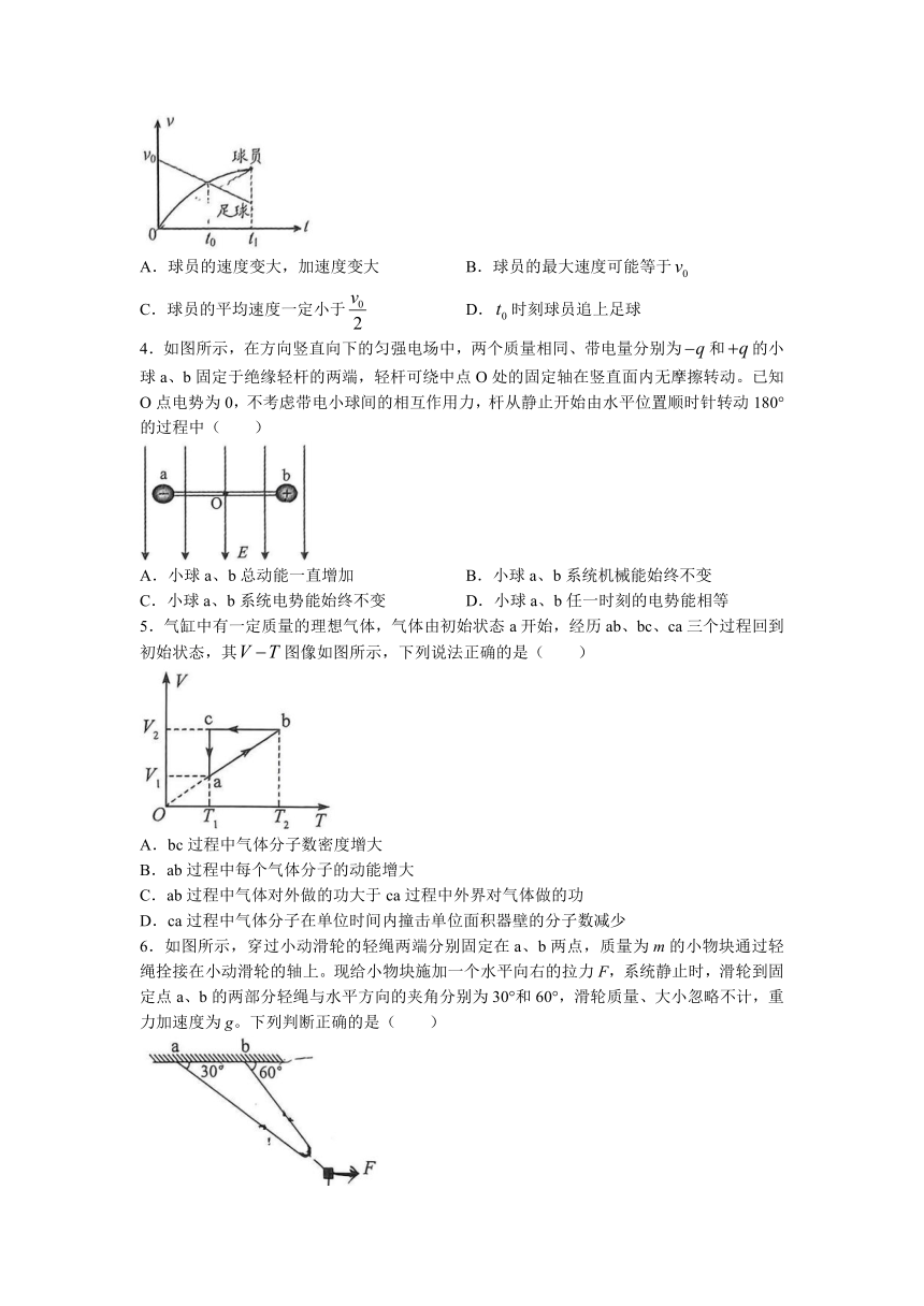 2023届山东省潍坊市四县高三下学期5月高考模拟物理试题（Word版含答案）