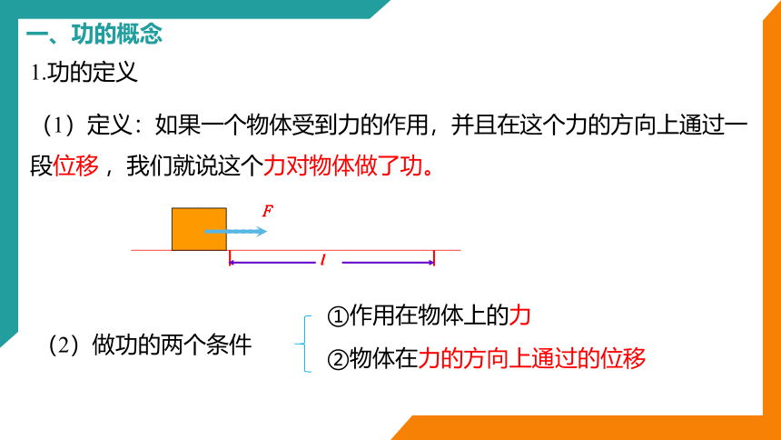 8.1 功和功率 基本概念(共22张PPT)   高一物理（人教版2019必修第二册）