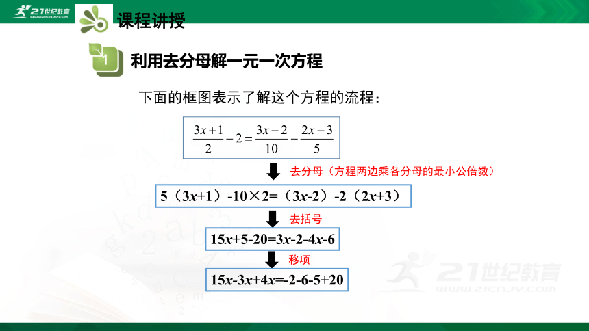 5.2  求解一元一次方程第3课时  课件（共23张PPT）
