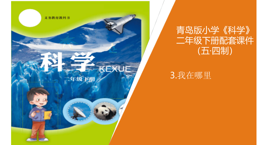 青岛版《科学》二年级下册第一单元《位置与方向》 3 我在哪里教学课件(共13张PPT)