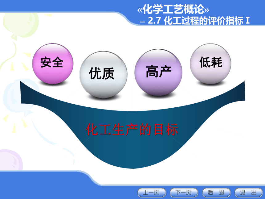 2.7 化工过程的评价指标I 课件(共18张PPT)-《化学工艺概论 》同步教学（化工版）