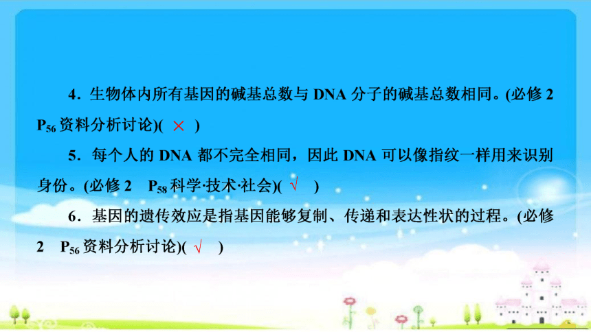 【备考2023】一轮复习：第6单元 第2讲 DNA的结构、复制和基因的本质(共63张PPT)
