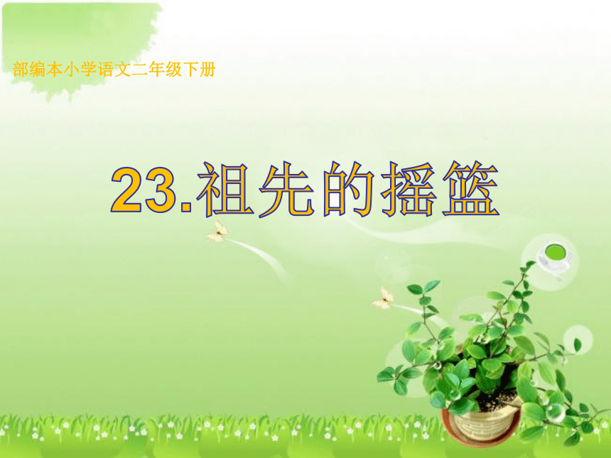 23 祖先的摇篮   课件（46张PPT）