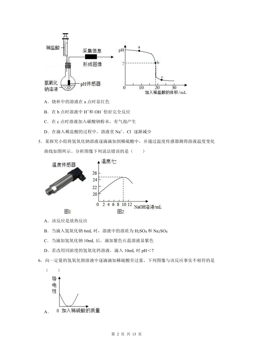 （培优篇）2022-2023学年下学期初中化学人教版九年级同步分层作业10.2酸和碱的中和反应（含解析）