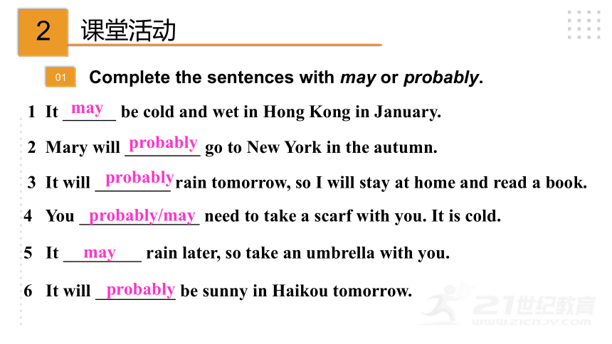 Module 10 The weather Unit 3 Language in use 课件31张PPT