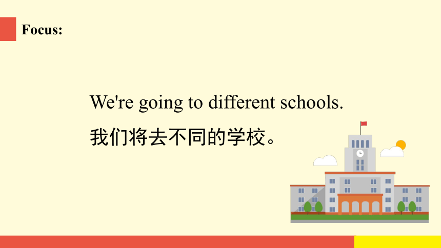 Module 10 Unit 1 We're going to different schools课件（19张PPT)
