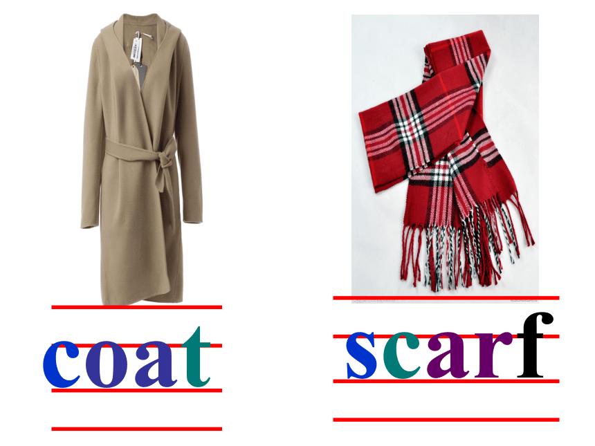 Unit1 Lesson 3 Coat and Scarf课件（23张PPT）