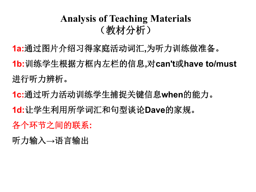 人教版七年级下册Unit 4 Don't eat in class Section B (1a-1d)课件(共14张PPT，内嵌音频)