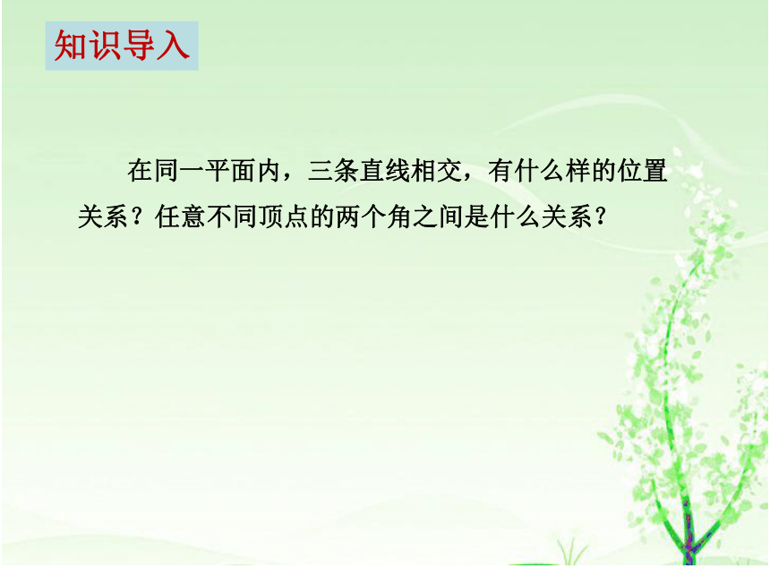 华东师大版七上数学 5.1.3同位角、内错角、同旁内角 课件(共22张PPT)