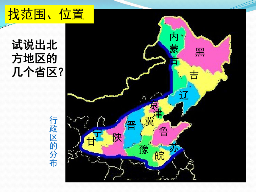 中图版（北京）七年级下册地理 8.1第一课时 北方地区的位置范围、自然环境和农业发展  课件(共33张PPT)